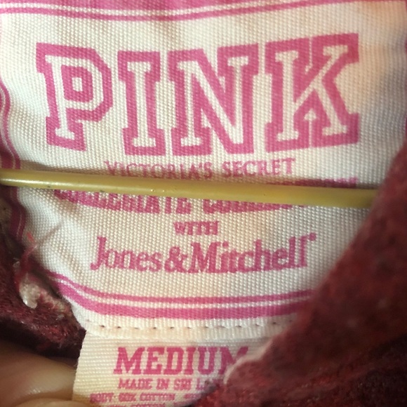 Pink Victoria’s Secret Indiana College hoodie - Picture 4 of 6